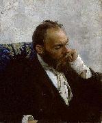 Ilya Repin, Portrait of Professor Ivanov 1882